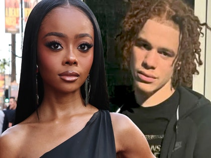 Skai Jackson Deondre Burgin getty comp