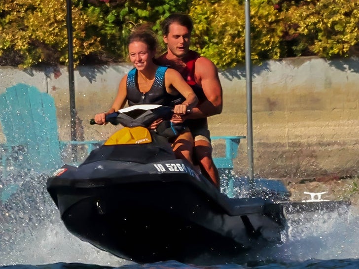 Sydney Sweeney Rides Jet Ski on Lake With Mystery Man