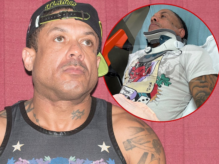 benzino na ambulância getty tmz