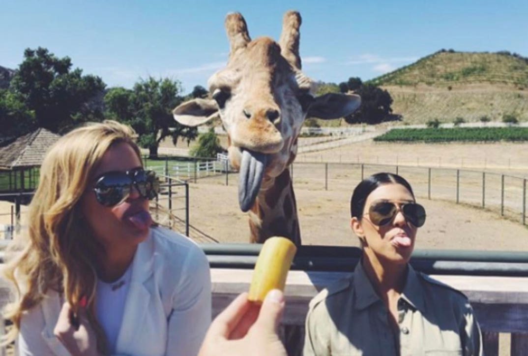 Khloe and Kourtney Kardashian