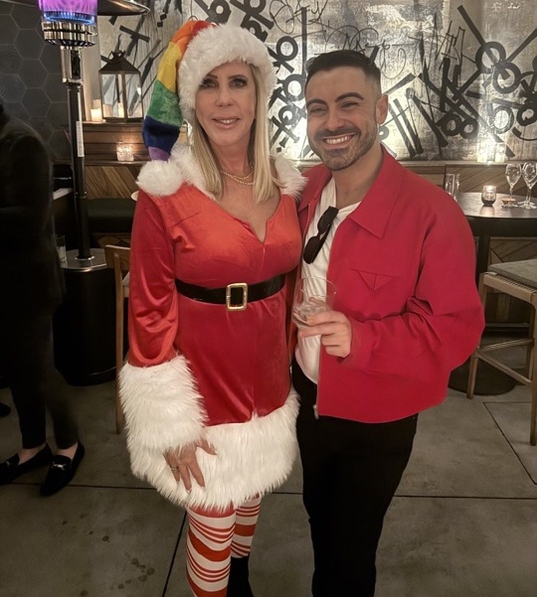 Vicki and her 'My Friend, My Soulmate, My Podcast' co-host, Christian Gray Snow!