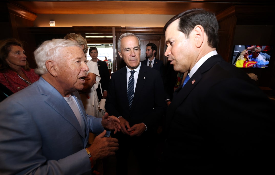 Robert Kraft, Mark Carney, and Marco Rubio