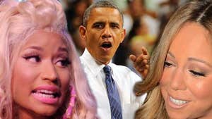 President Obama to Mariah Carey & Nicki Minaj -- STOP THE FIGHTING!!