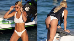 Sofia Richie Flaunts White-Hot Bikini on WaveRunner in Miami