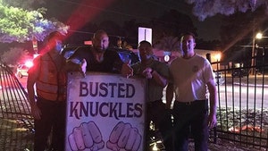 Dave Bautista Praises Cops After Car Smashes Through His Gym Gate