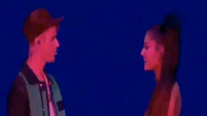 Justin Bieber Performs 'Sorry' During Ariana Grande Set at Coachella