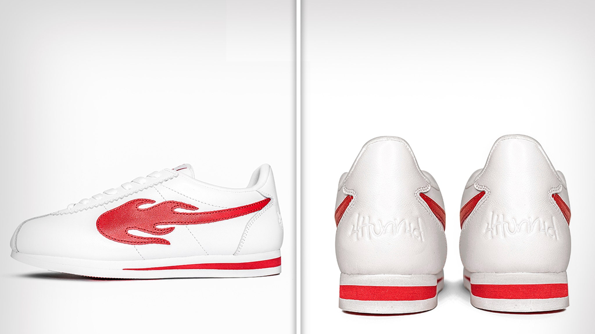 靴 4HUNNID THE FLAME BLOCK RUNNER YG YG x 4Hunnid Block Runner 