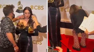 Olivia Rodrigo Drops and Breaks One of Her 3 Grammy Awards