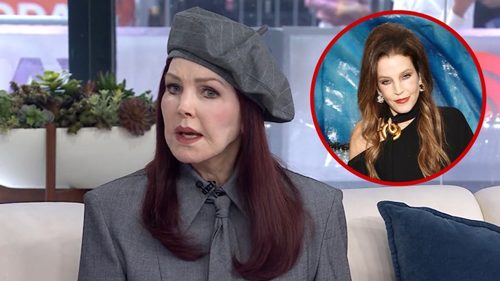 Priscilla Presley speaking on Today Show