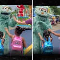 Black kid isolates with grandma after being traumatized at Sesame Place