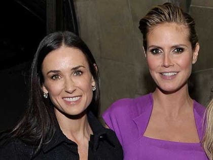 Demi Moore and Heidi Klum