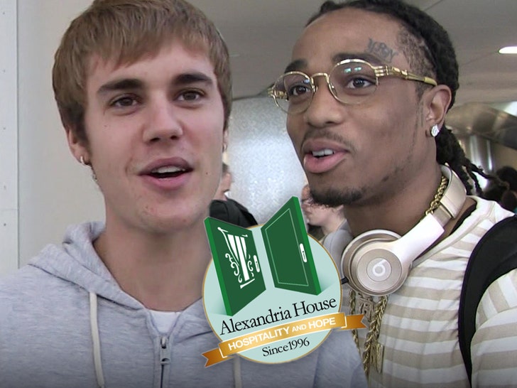 Justin Bieber and Quavo Spark Donations For Homeless Shelter