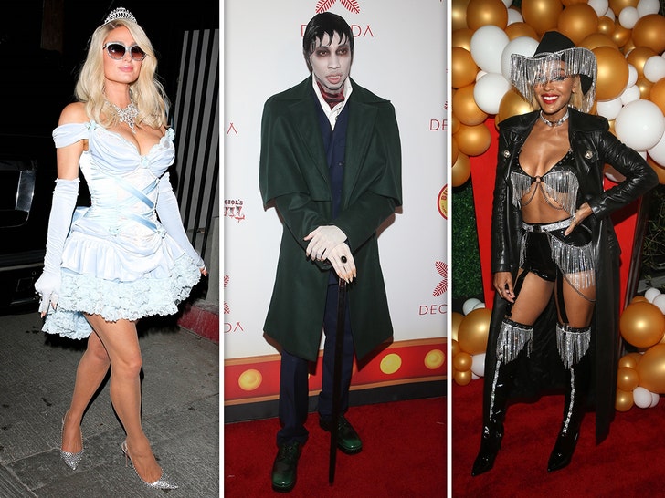 Celebs Party For Halloween