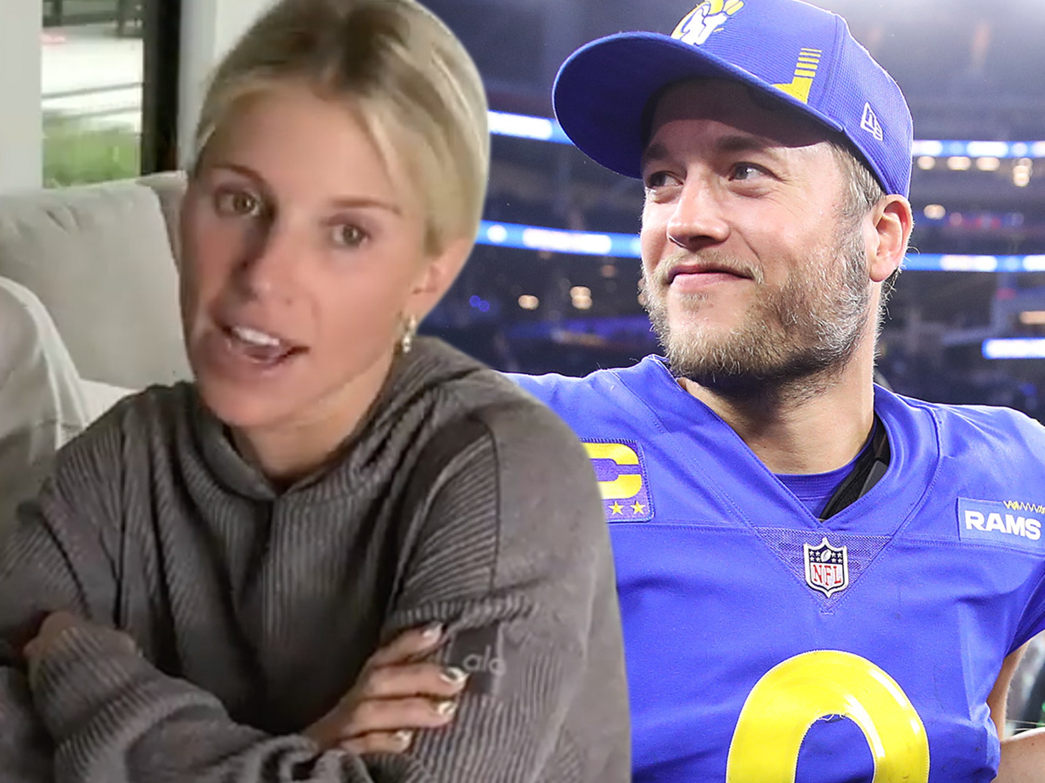 Matthew Stafford's Wife Kelly Got Emotional Watching the L.A. Rams Star  Make It to the Super Bowl