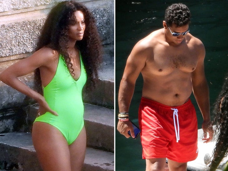 Ciara and Russell Wilson In Italy Photos