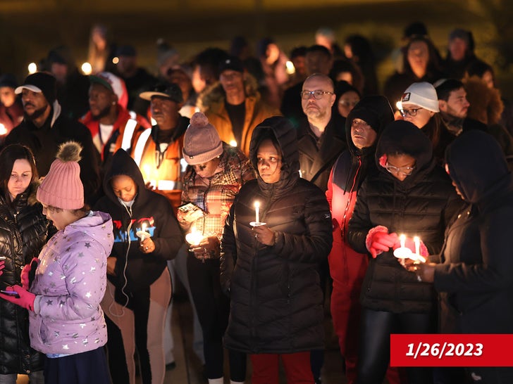 Tyre Nichols Candlelight Vigil In Memphis
