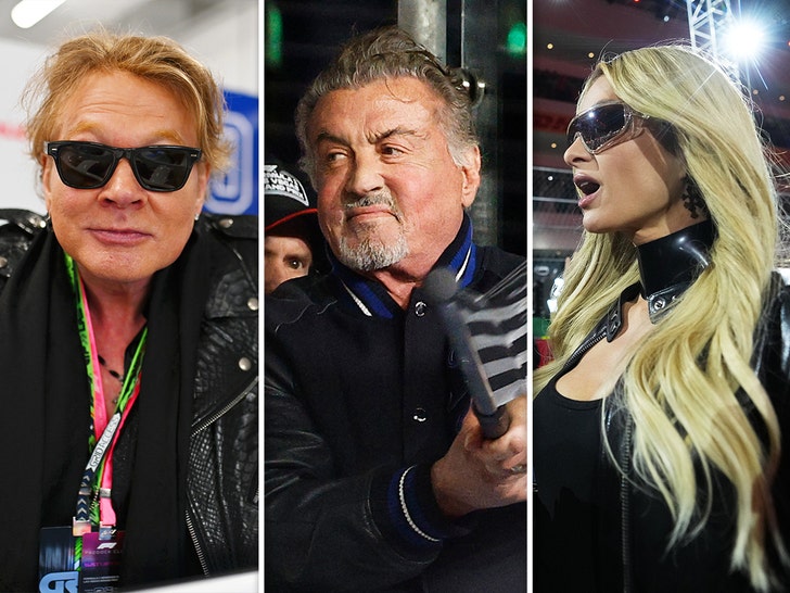 Celebrities Attend F1 Grand Prix