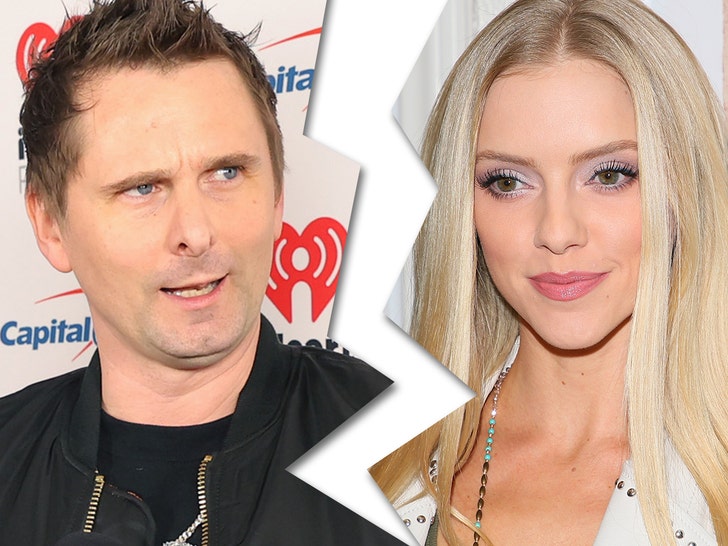 Matt Bellamy and Elle Evans divorce getty