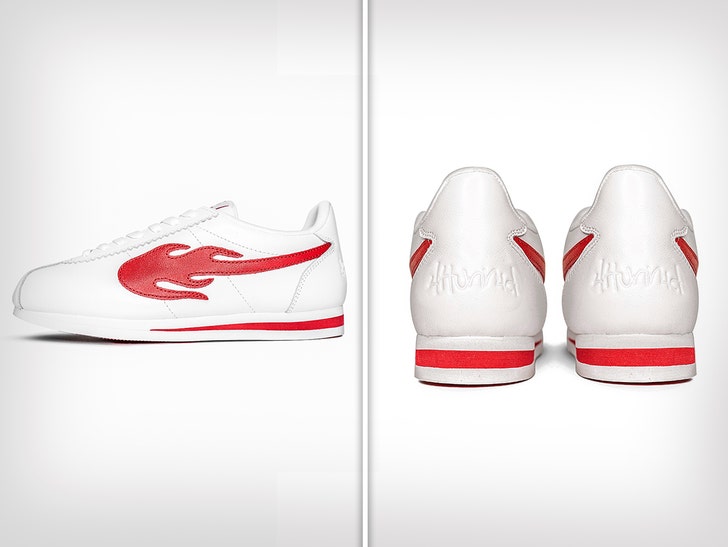 靴 4HUNNID THE FLAME BLOCK RUNNER YG nipsey YG 4Hunnid Block Runner Black White Release Info | Hypebeast