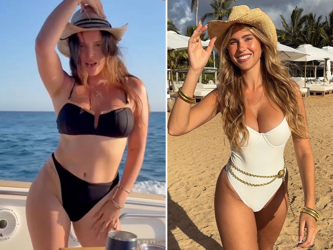 Bella Thorne vs. Kara Del Toro -- Cowboy Hats And Swimsuits Edition