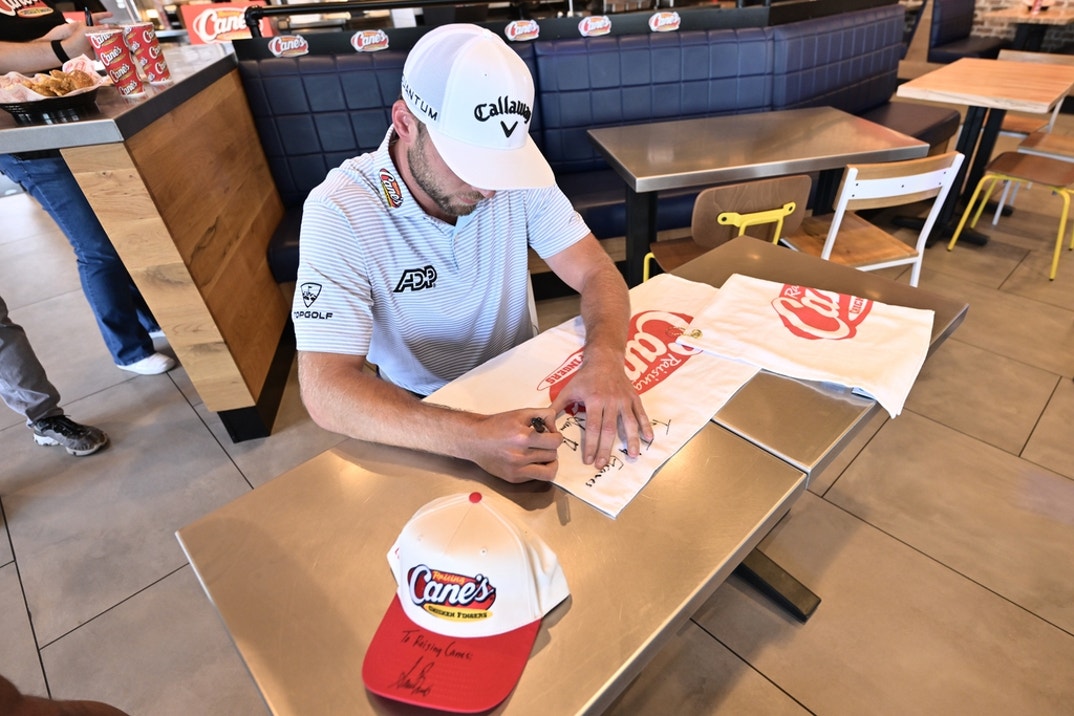 Sam Burns Raising Canes 14