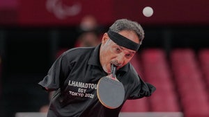 Paralympian Ibrahim Hamadtou Plays Table Tennis W/ Mouth After Arms Amputated
