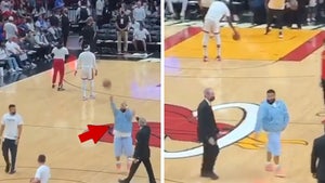 DJ Khaled Airballs 3-Pointer At Heat Playoff Game, Gets Booted Off The Court