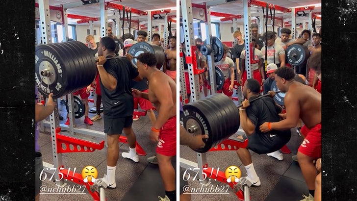 Watch Cleveland Browns RB Nick Chubb squat the equivalent of 2