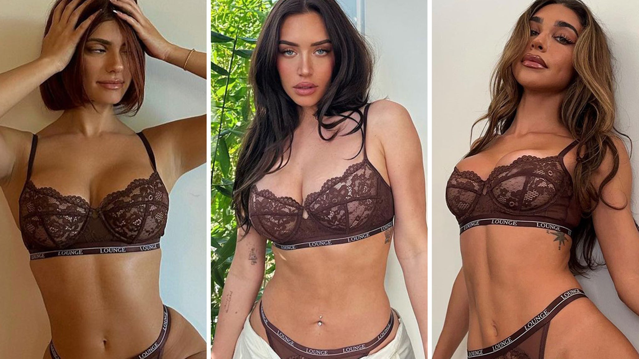 Chantel Jeffries: Pink Lace Underwear