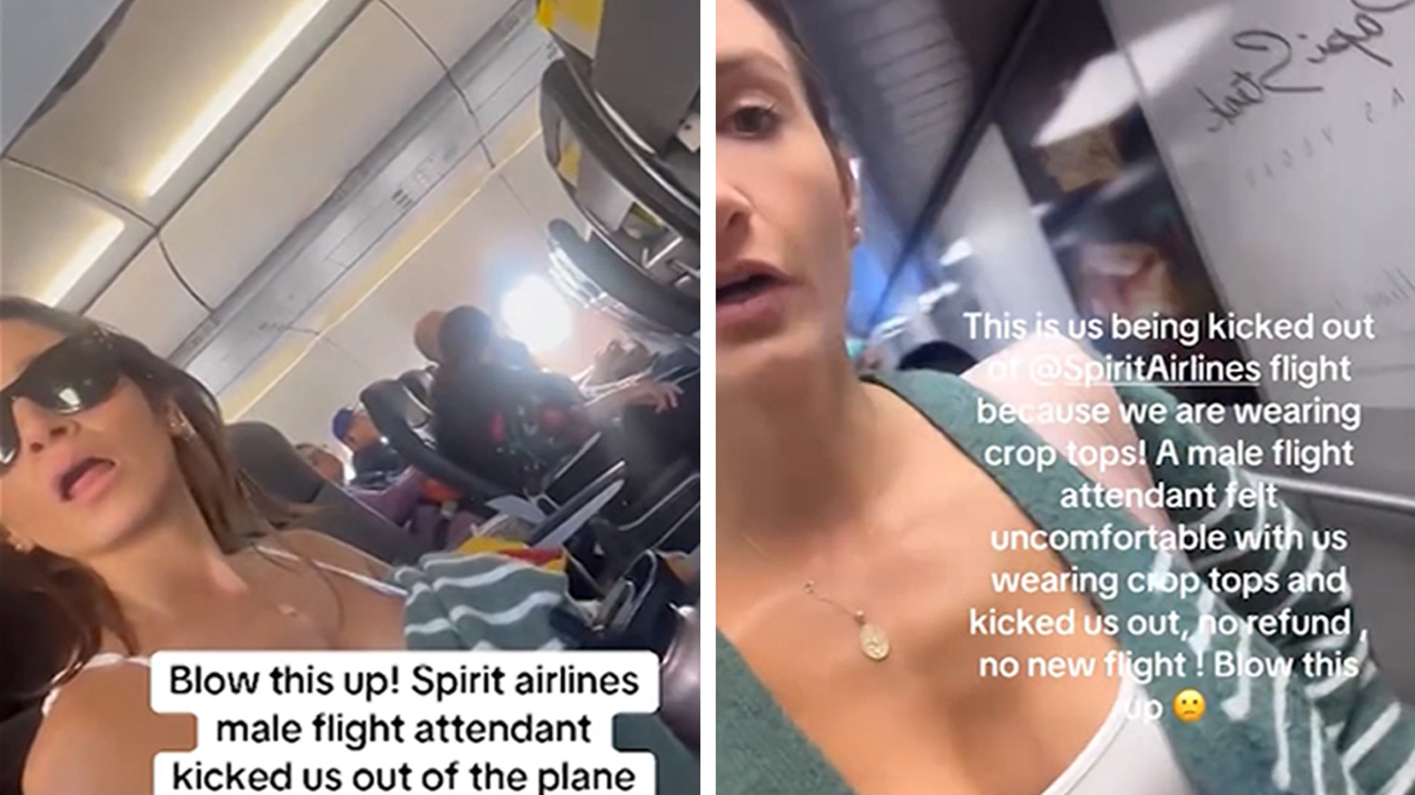 Pals Kicked Off Spirit Airlines Flight, Claim Male Attendant Singled Them Out