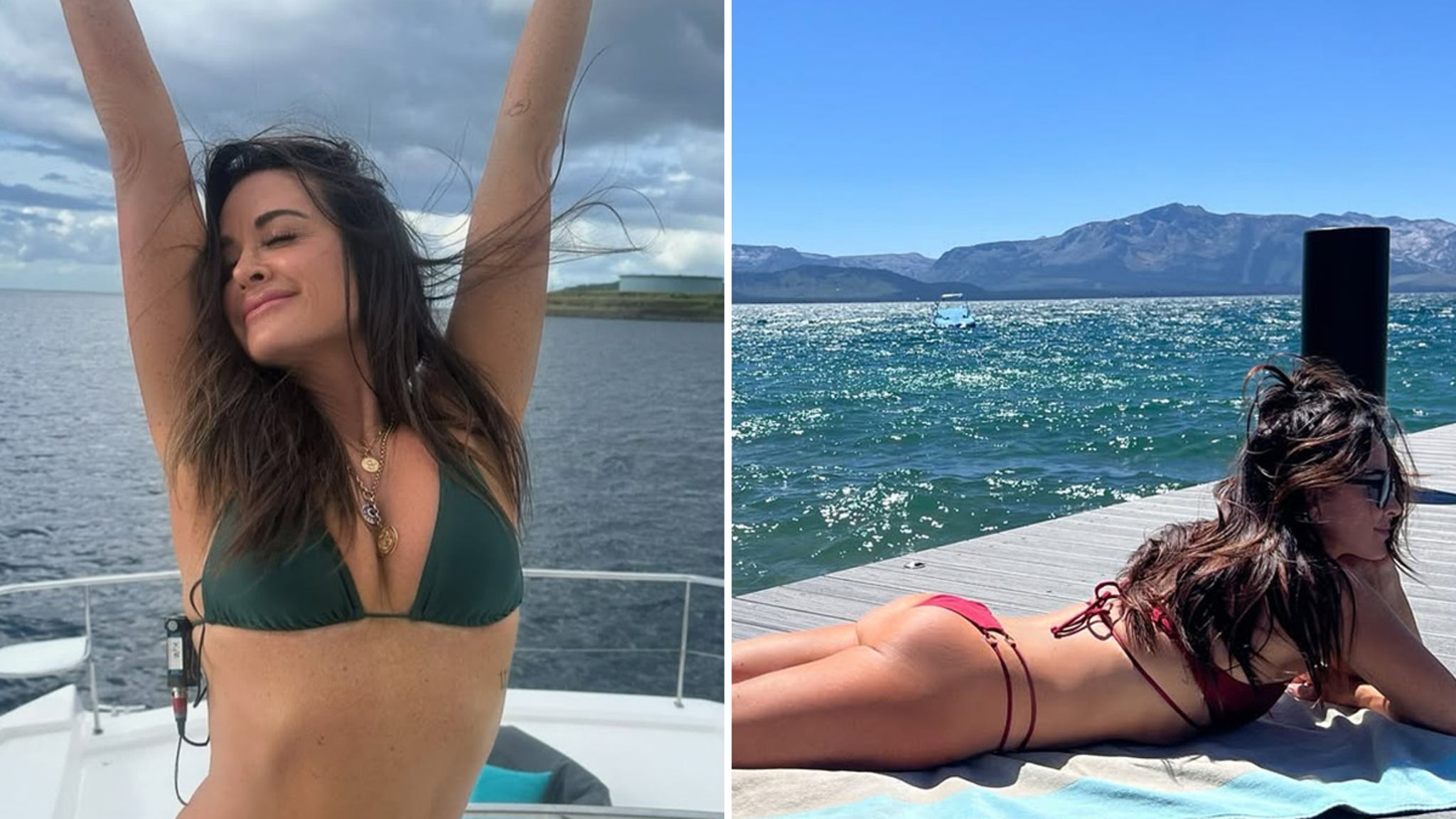 Kyle Richards Hot Shots ter aftrap van haar 57e verjaardag