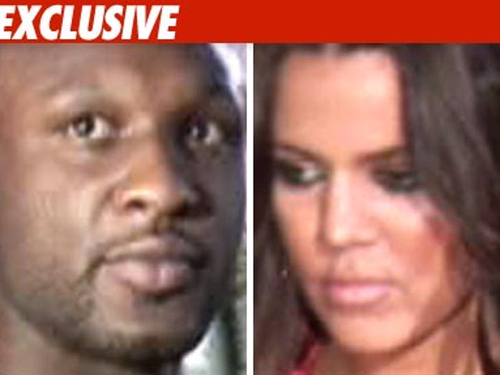 Lamar Odom and Khloe Kardashian