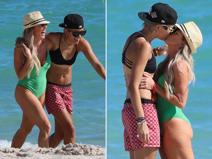 Braunwyn Windham-Burke And New Model Girlfriend Pack On PDA At The Beach
