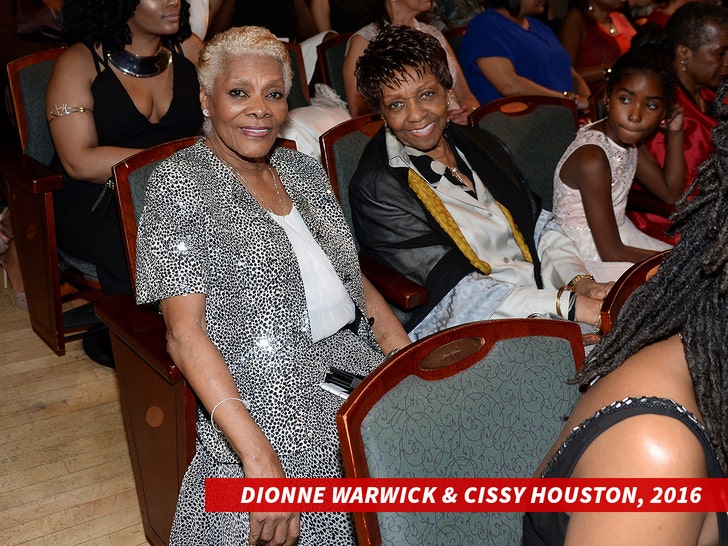 Dionne Warwick and Cissy Houston getty 