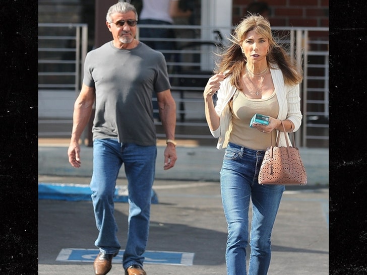 Sylvester Stallone and Jennifer today