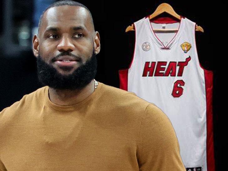 LeBron James' Miami Heat Jersey