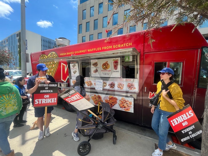 Talk Show Hosts Pay For Food Truck For WGA Strike Picket Lines
