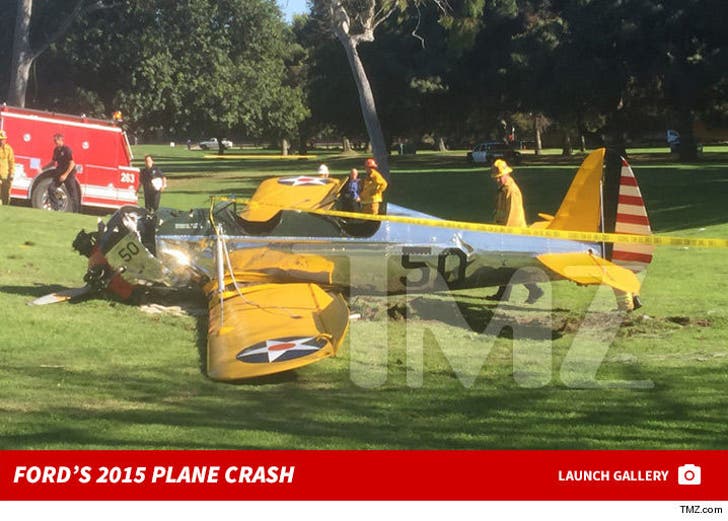 Harrison Ford -- The Plane Crash Photos