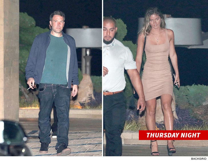 Ben Affleck's Rumored New GF Shauna Sexton Thongs Out in :: 0822-ben-affleck-shauna-sexton-nobu-dinner-backgrid-3