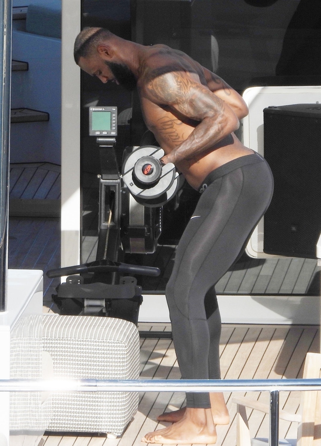 LeBron James Workout On Italy Vacation