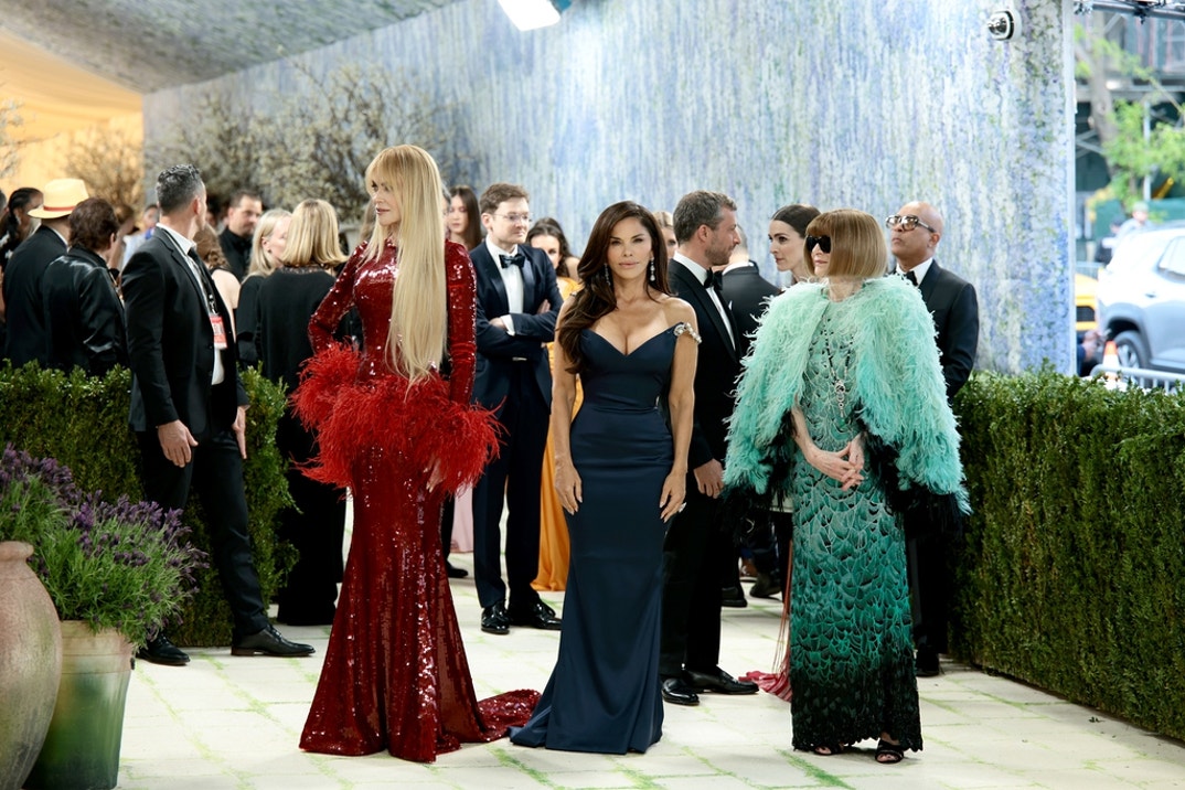 Nicole Kidman, Lauren Sánchez Bezos and Met Gala Co-Chair Anna Wintour