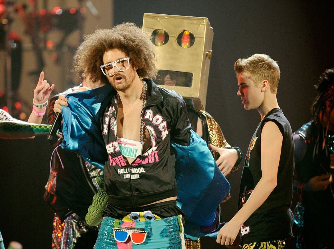LMFAO turned the the entire award show into his own party with “Party Rock Anthem” and “Sexy and I Know It” -- not to mention Justin Bieber showed up out of nowhere, sending the crowd into a Bieber Fever frenzy!