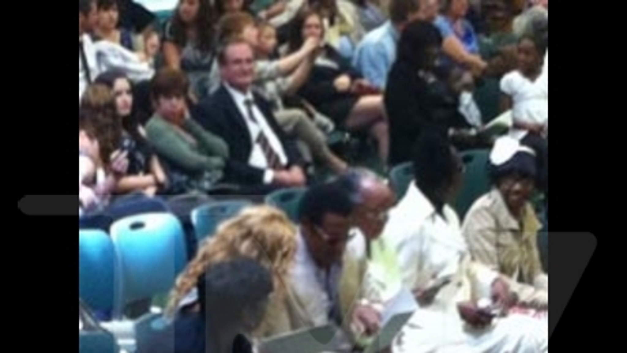 Jay-Z and Beyonce at College Graduation