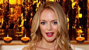Heather Graham -- NYC Pad Catches Fire ... Stupid Candles!