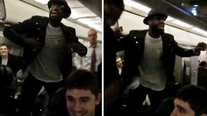 LeBron James -- Team Jet Turn Up ... After KO'ing Chicago