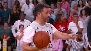 Jimmy Kimmel Trash Talks Ted Cruz in Charity Basketball Game