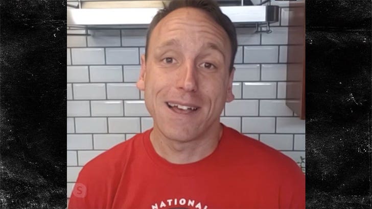 Joey Chestnut is BUMMED there won't be fans at this year's Nathan's Hot Dog Contest, but there's a huge silver lining ... Jaws says the conditions are ripe for a NEW WORLD RECORD!!