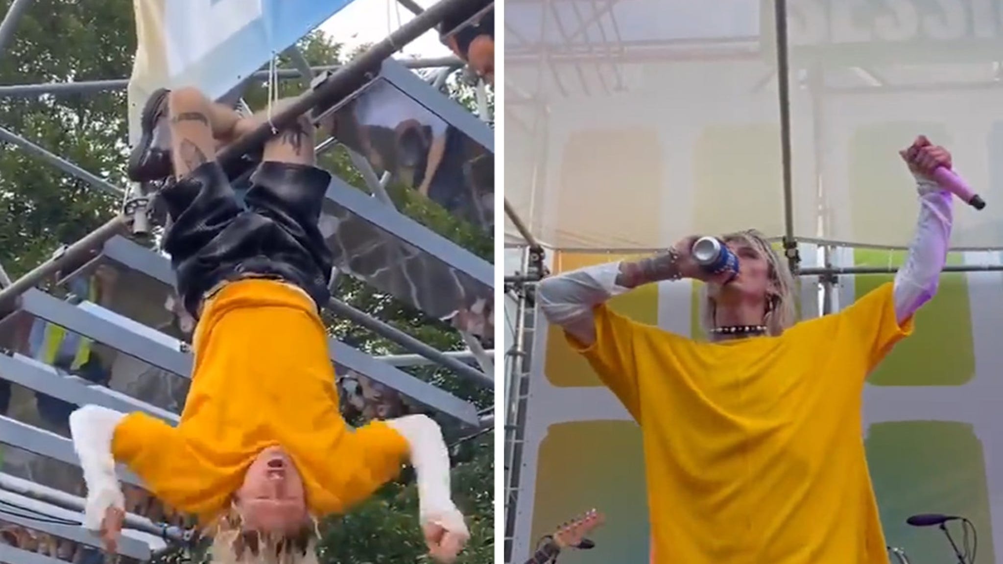 Machine Gun Kelly Performs Surprise Set at Lollapalooza