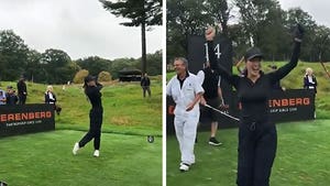 Golf Star Paige Spiranac Sinks Hole In One At Pro-Am, Gary Player Goes Crazy!