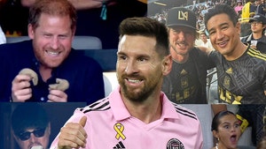 DiCaprio, Sudeikis, Prince Harry Watch Soccer Great Lionel Messi Win